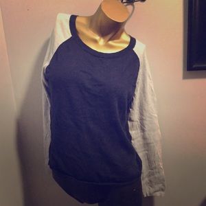 Gap Blue Baseball Sweater